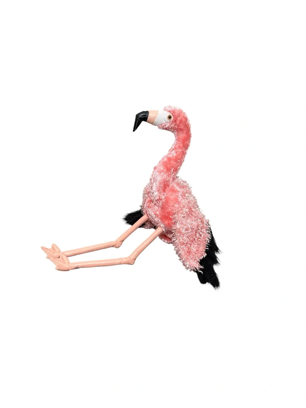 Folkmanis Flamingo Hand Puppet 21” Pink Plush RETIRED RARE HTF 2009
